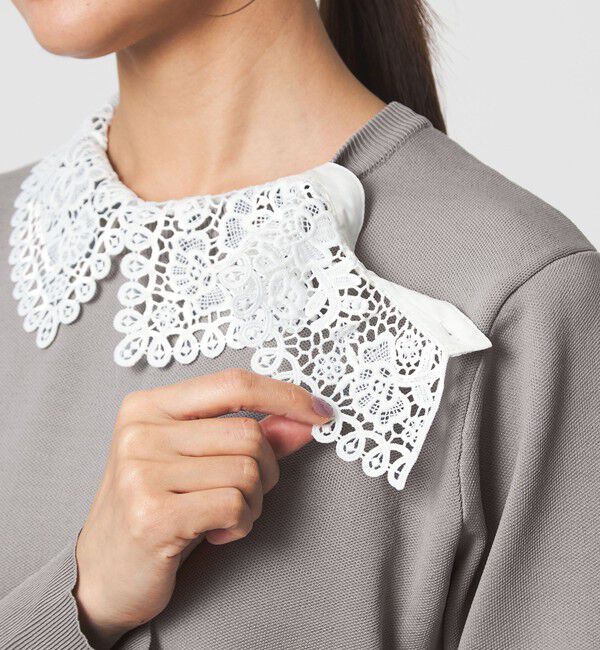 UNITED ARROWS green label relaxing「エリレース 2WAY ニット ワンピース ウォッシャブル」|ワンピース|