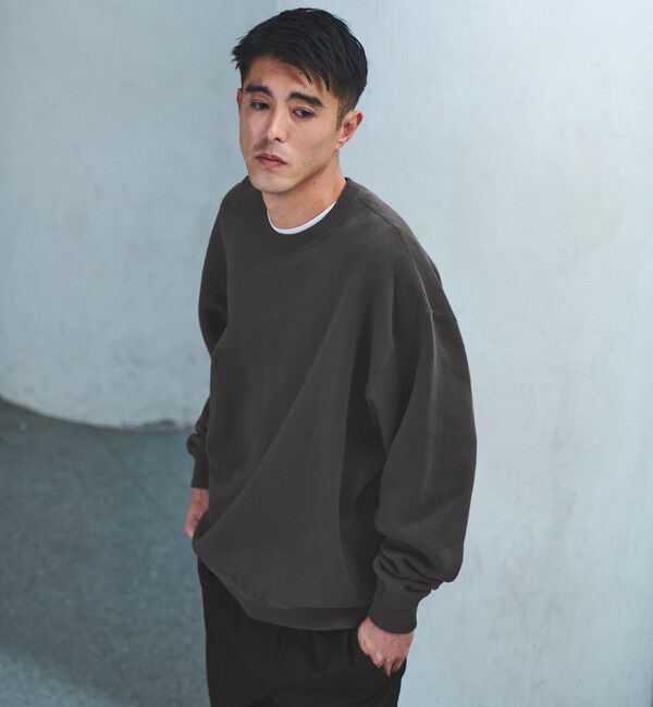 UNITED ARROWS green label relaxing「吊り裏毛 クルーネック スウェット」|スウェット・ジャージ|DK.GRAY