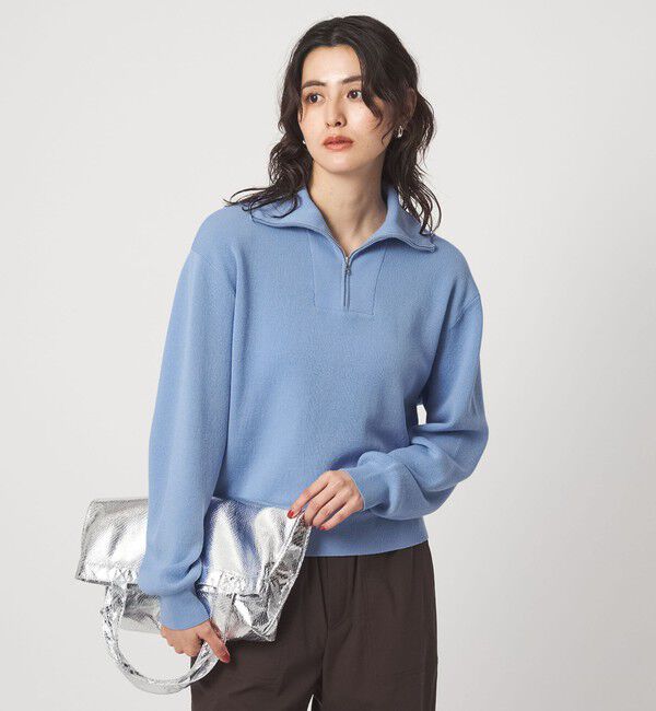 UNITED ARROWS green label relaxing「ハーフ ジップ プルオーバー ウォッシャブル」|ニット・セーター|ROYAL