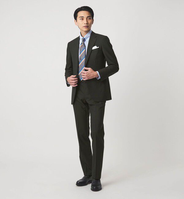 UNITED ARROWS green label relaxing「REDA トロピカル 無地 スリム ノープリーツ スーツパンツ」|スーツ|