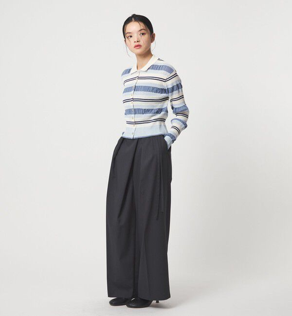 EMMEL REFINES「＜EMMEL REFINES＞EM HW マルチボーダー ニット」|ニット・セーター|