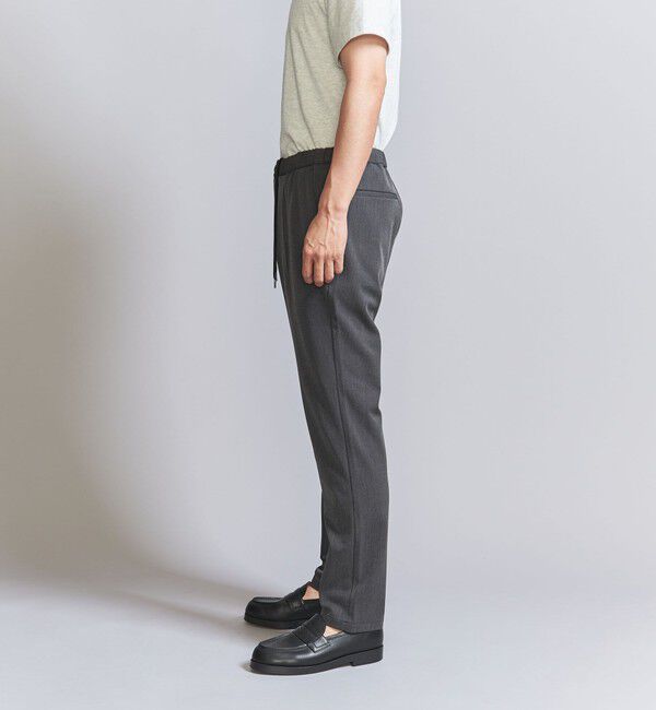 BEAUTY&YOUTH UNITED ARROWS「TR ピンヘッド  1プリーツ イージー パンツ ‐タテ・ヨコストレッチ‐」|チノ|