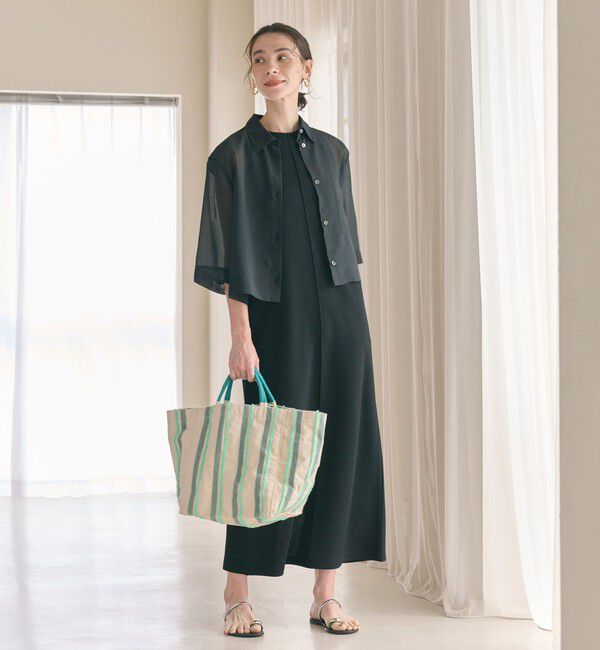 BEAUTY&YOUTH UNITED ARROWS「ポリエステル オーガンジー シャツ -ウォッシャブル-」|シャツ・ブラウス|