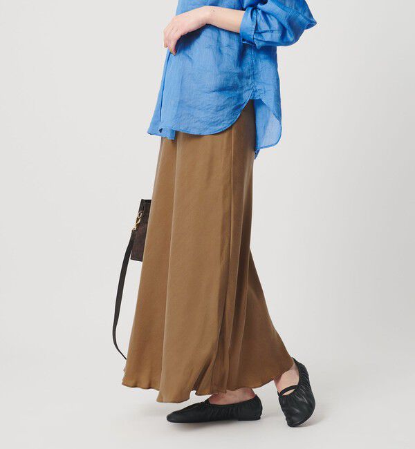 BEAUTY&YOUTH UNITED ARROWS「フィブリルキュプラ マーメイドスカート」|スカート|BEIGE