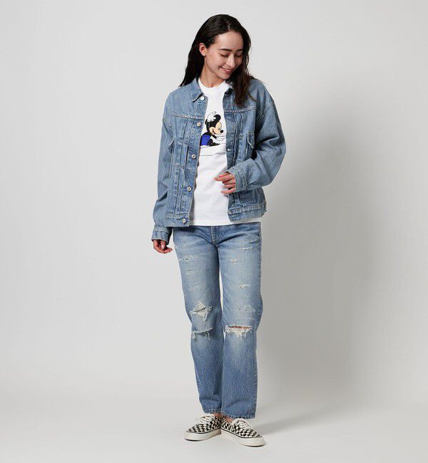 California General Store「＜CGS.＞ オーガニック コットン デニム ジャケット」|ブルゾン・スタジャン|