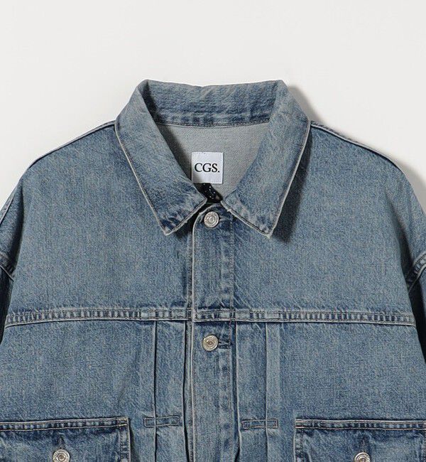 California General Store「＜CGS.＞ オーガニック コットン デニム ジャケット」|ブルゾン・スタジャン|