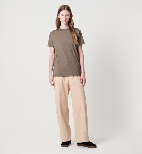 STEVEN ALAN「＜Steven Alan＞ウールジャージー ショートスリーブ Tシャツ」|Tシャツ・カットソー|