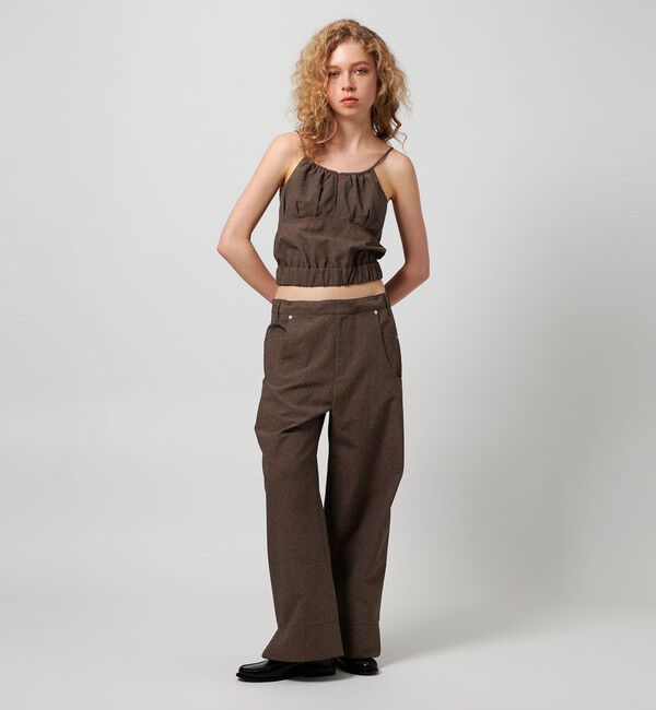 ATTISESSION「＜ATTISESSION＞ウエストストリング ワイドパンツ」|その他|