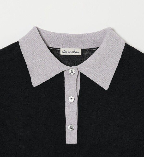 STEVEN ALAN「＜Steven Alan＞リンガー ポロニット」|ニット・セーター|