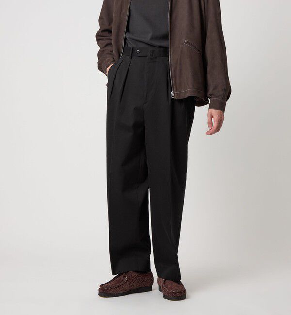 STEVEN ALAN「＜Steven Alan＞ ウエポン ニドム イン ツープリーツ ドレス トラウザーズ」|チノ|