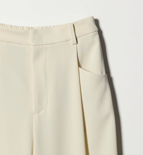 BEAUTY&YOUTH UNITED ARROWS「ポリエステルブレンド ツイルバックゴムパンツ」|スラックス|