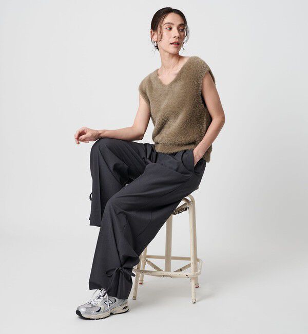 BEAUTY&YOUTH UNITED ARROWS「シャギーVネック ニットベスト」|ベスト・ジレ|