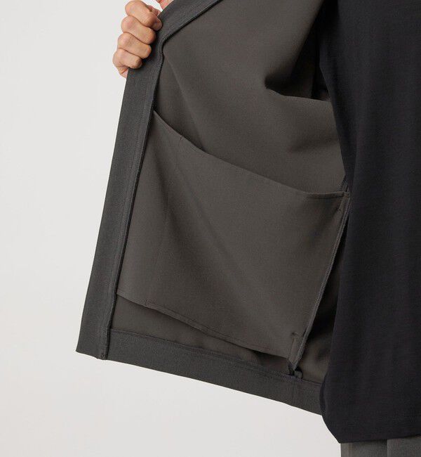 BEAUTY&YOUTH UNITED ARROWS「DUAL PACK 2.0 1B V カーディガンジャケット -セットアップ対応 ウォッシャブル マルチ機能-」|テーラードジャケット|