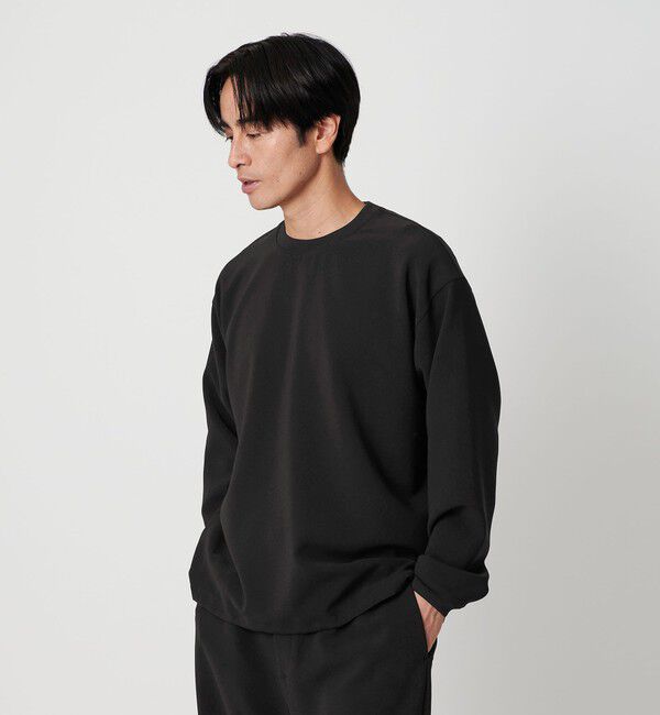 BEAUTY&YOUTH UNITED ARROWS「DUAL PACK 2.0 アジャスト クルーネック ロングスリーブ カットソー -セットアップ対応 ウォッシャブル マ」|Tシャツ・カットソー|