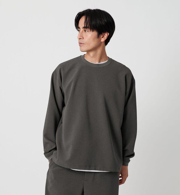 BEAUTY&YOUTH UNITED ARROWS「DUAL PACK 2.0 アジャスト クルーネック ロングスリーブ カットソー -セットアップ対応 ウォッシャブル マ」|Tシャツ・カットソー|