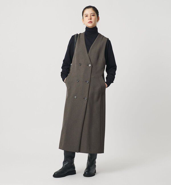 BEAUTY&YOUTH UNITED ARROWS「ポリエステルブレンド ジレ&ジャンパースカート 2WAY」|ワンピース|