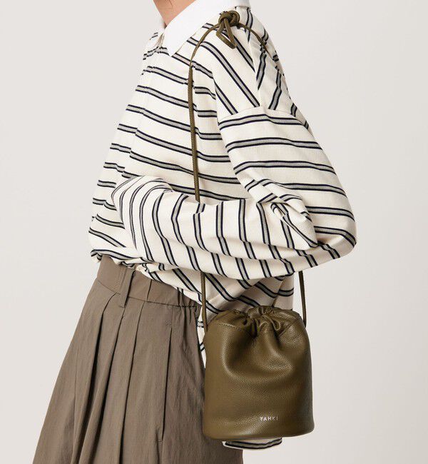 BEAUTY&YOUTH UNITED ARROWS「＜YAHKI＞ミニ レザー ドロスト ショルダーバッグ」|ショルダー・メッセンジャー|OLIVE