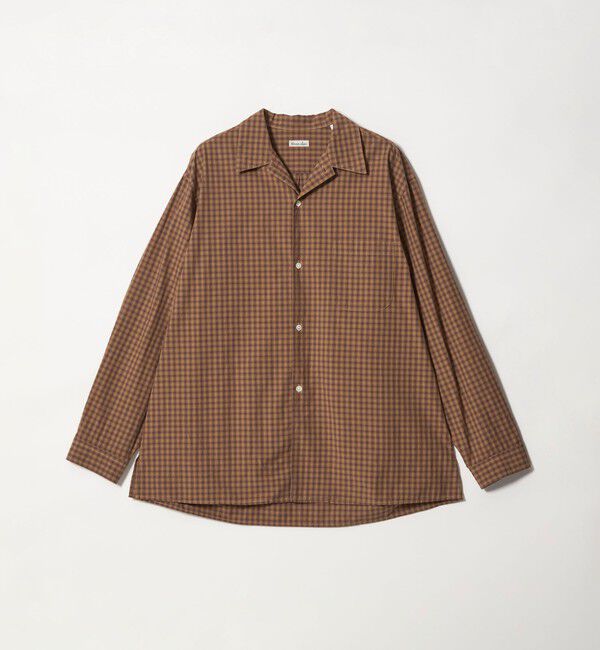 STEVEN ALAN「＜Steven Alan＞ 60 シック チェック オープンカラー シャツ」|シャツ・ブラウス|