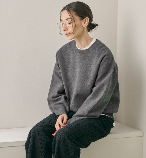 BEAUTY&YOUTH UNITED ARROWS「ポリエステルブレンド ミラノリブ プルオーバー」|ニット・セーター|