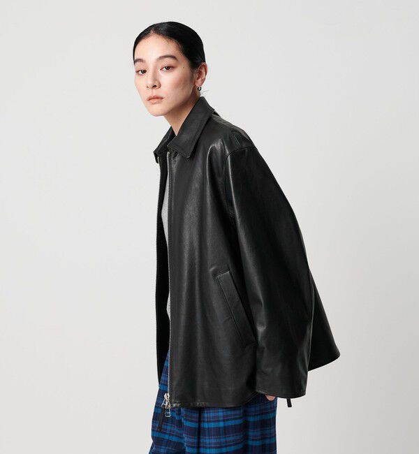 BEAUTY&YOUTH UNITED ARROWS「シープレザー フロントジップ ジャケット」|その他|