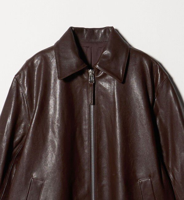 BEAUTY&YOUTH UNITED ARROWS「シープレザー フロントジップ ジャケット」|その他|