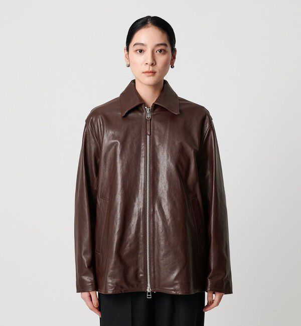 BEAUTY&YOUTH UNITED ARROWS「シープレザー フロントジップ ジャケット」|その他|