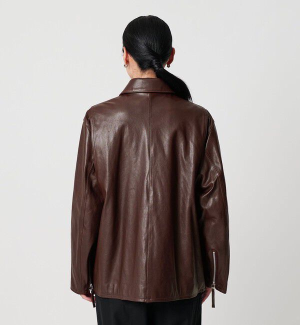 BEAUTY&YOUTH UNITED ARROWS「シープレザー フロントジップ ジャケット」|その他|