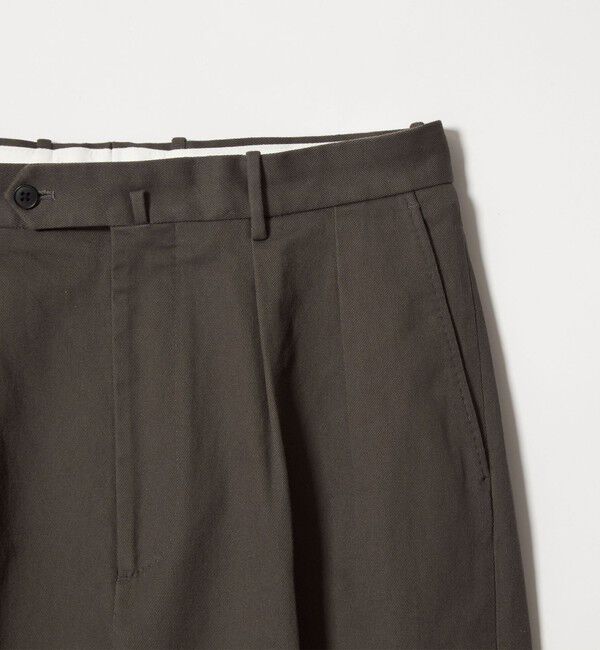STEVEN ALAN「＜Steven Alan＞ ドリル インツープリーツ ドレス トラウザーズ」|チノ|