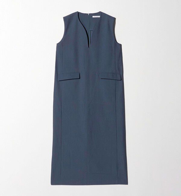 BEAUTY&YOUTH UNITED ARROWS「【WEB限定】ドレープツイル キーネックワンピース ウォッシャブル」|ワンピース|