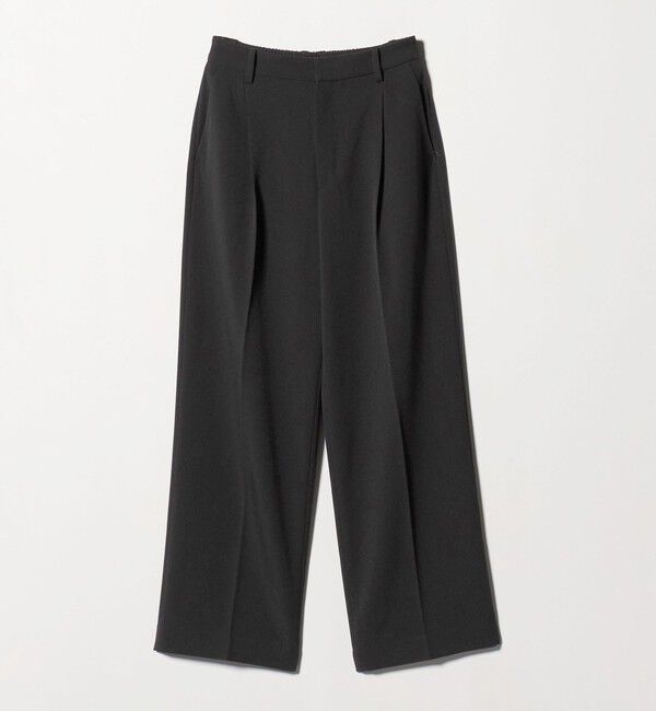 BEAUTY&YOUTH UNITED ARROWS「ポリエステルブレンド バックゴムストレートパンツ」|スラックス|