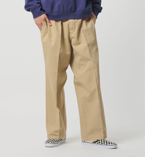 California General Store「＜DICKIES &times; CGS＞ダメージ チノパンツ」|チノ|BEIGE