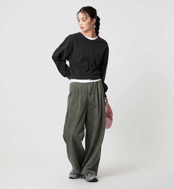 BEAUTY&YOUTH UNITED ARROWS「コットンポリエステルジャガード 袖ボリューム プルオーバー」|Tシャツ・カットソー|