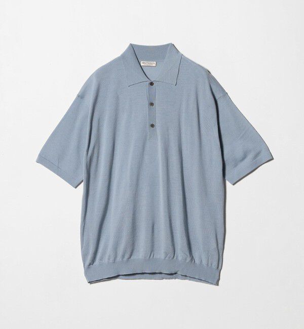 BEAUTY&YOUTH UNITED ARROWS「SPIFFY ウール 3B ショートスリーブ ポロシャツ ウォッシャブル」|ニット・セーター|