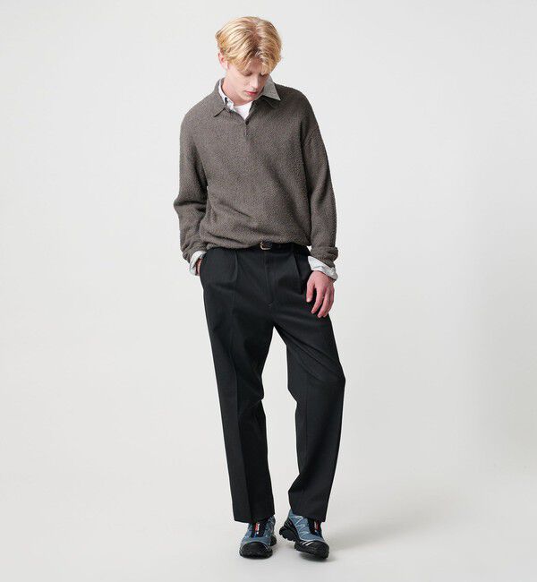 BEAUTY&YOUTH UNITED ARROWS「ニュアンス カール 2B ポロニット」|ニット・セーター|