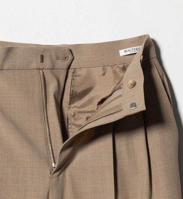 BEAUTY&YOUTH UNITED ARROWS「 へムリボン パンツ ウォッシャブル」|スラックス|