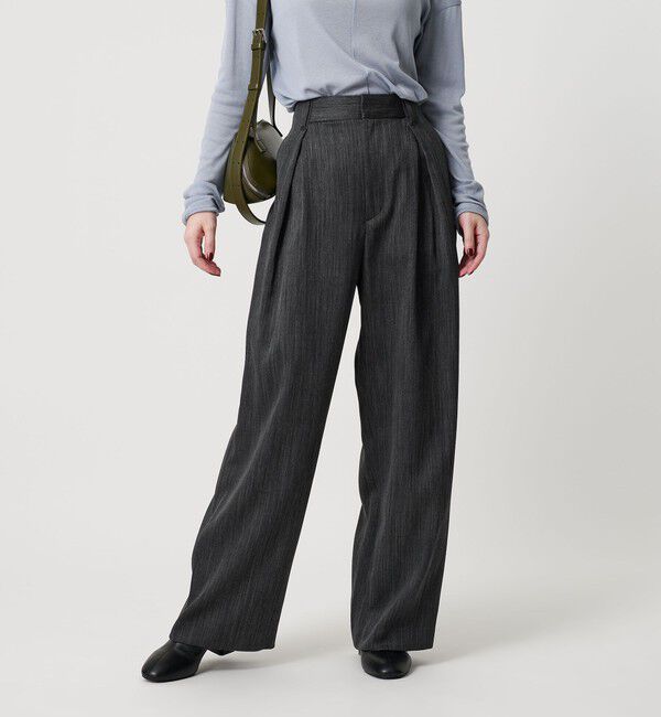 BEAUTY&YOUTH UNITED ARROWS「ツイードライク バックゴムワイドパンツ ウォッシャブル」|その他|