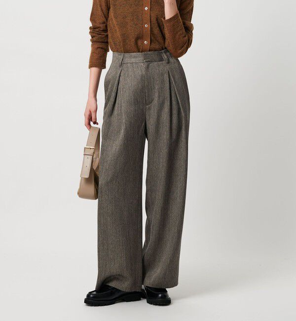 BEAUTY&YOUTH UNITED ARROWS「ツイードライク バックゴムワイドパンツ ウォッシャブル」|その他|MOCA