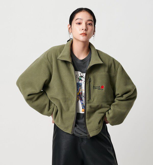 BEAUTY&YOUTH UNITED ARROWS「＜PARROTT CANVAS＞フリース ジャケット」|その他|OLIVE