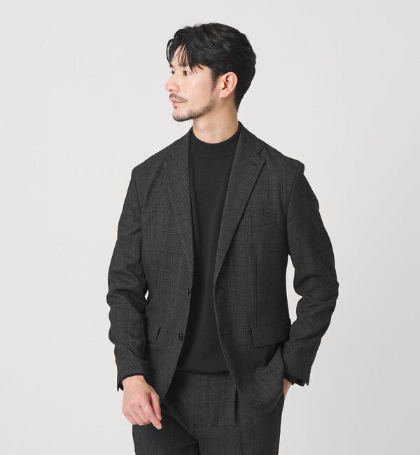 BEAUTY&YOUTH UNITED ARROWS「【WEB限定 WARDROBE SMART】LANATEC セットアップ/背抜きジャケット＆イージーパンツ」|スーツ|