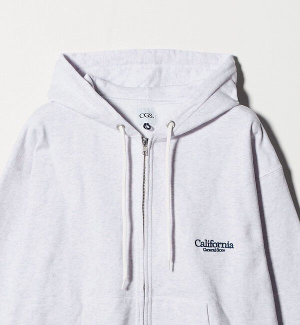 California General Store「＜CGS.＞オーガニックコットン ジップ フーディー スウェット」|パーカー|