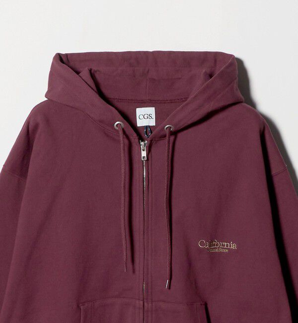 California General Store「＜CGS.＞オーガニックコットン ジップ フーディー スウェット」|パーカー|