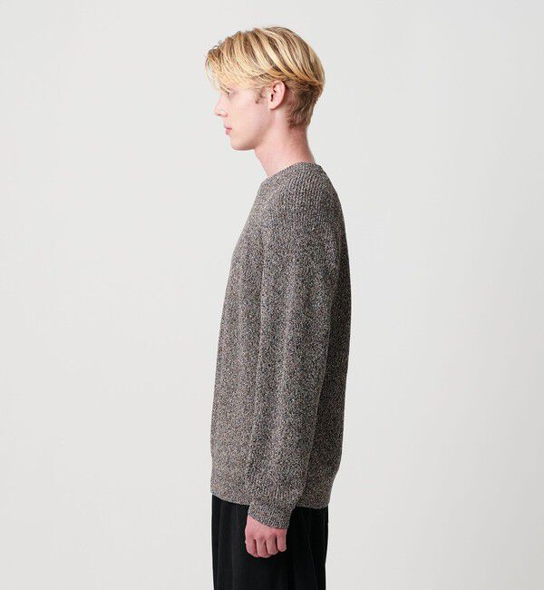 BEAUTY&YOUTH UNITED ARROWS「クリスプ アゼ スリーク クルーネック ニット」|ニット・セーター|