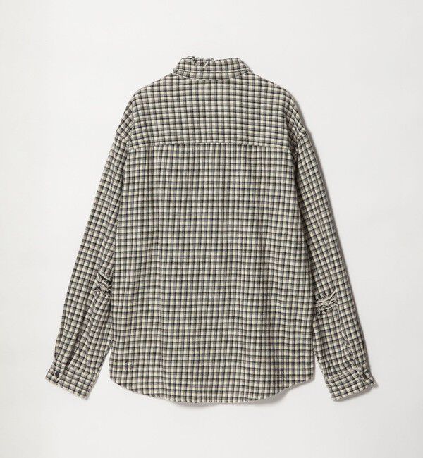 MONKEY TIME「ディストレスト ネル チェック シャツ」|シャツ・ブラウス|