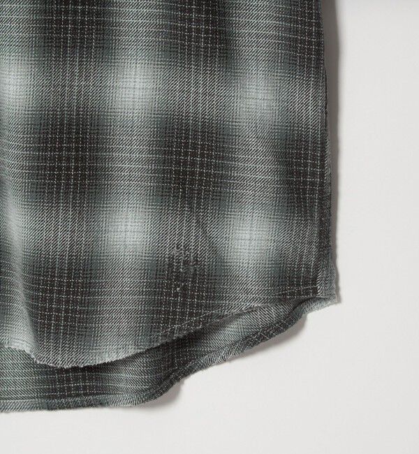 MONKEY TIME「ディストレスト ネル チェック シャツ」|シャツ・ブラウス|