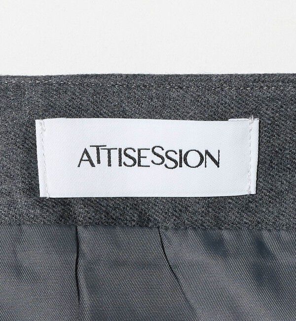 ATTISESSION「＜ATTISESSION＞スパンコール ライン ミニスカート 」|スカート|