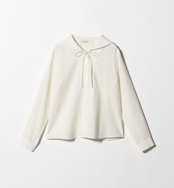 STEVEN ALAN「＜Steven Alan＞ツイル セーラー カラー ブラウス」|シャツ・ブラウス|