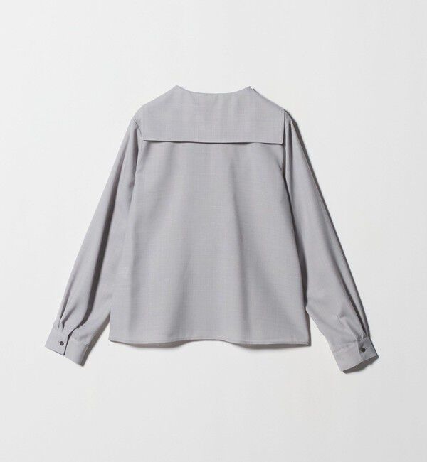 STEVEN ALAN「＜Steven Alan＞ツイル セーラー カラー ブラウス」|シャツ・ブラウス|