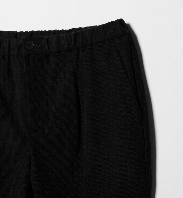 BEAUTY&YOUTH UNITED ARROWS「トリコット コーデュロイ 1プリーツ イージーパンツ NO.5 ストレッチ」|チノ|
