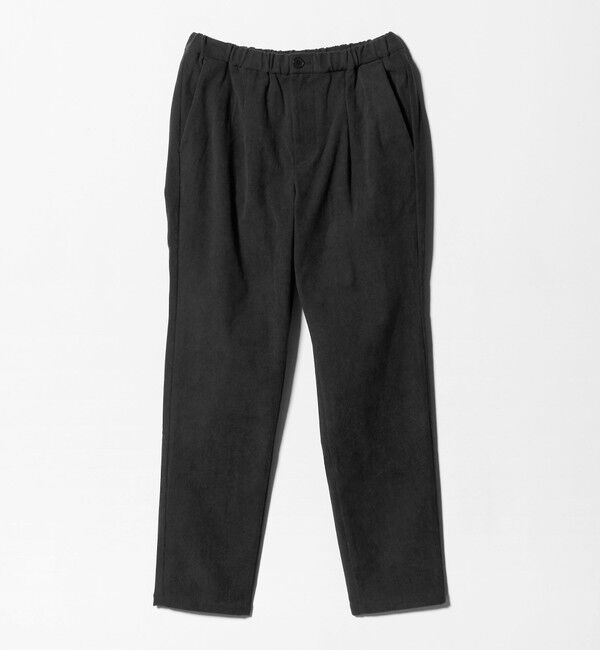 BEAUTY&YOUTH UNITED ARROWS「トリコット コーデュロイ 1プリーツ イージーパンツ NO.5 ストレッチ」|チノ|