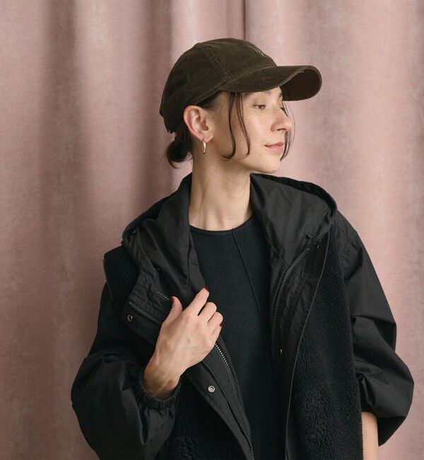 BEAUTY&YOUTH UNITED ARROWS「【別注】＜NEW ERA＞コーデュロイ ロゴ キャップ」|キャップ・キャスケット|